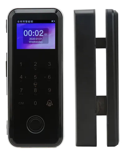 Fechadura Digital - Ideal Sliding Basic | Para Porta de Vidro - Bater ou Correr